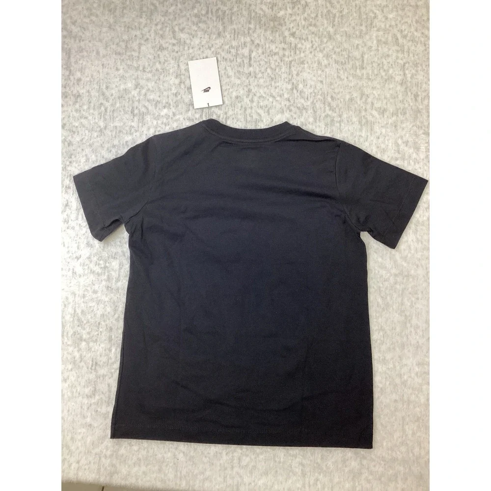 Nike Kids Play Attention Football Graphic T-Shirt Black IB8331-010 Size Medium‎